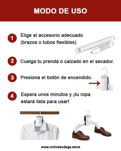 GANCHO SECADOR PORTATIL