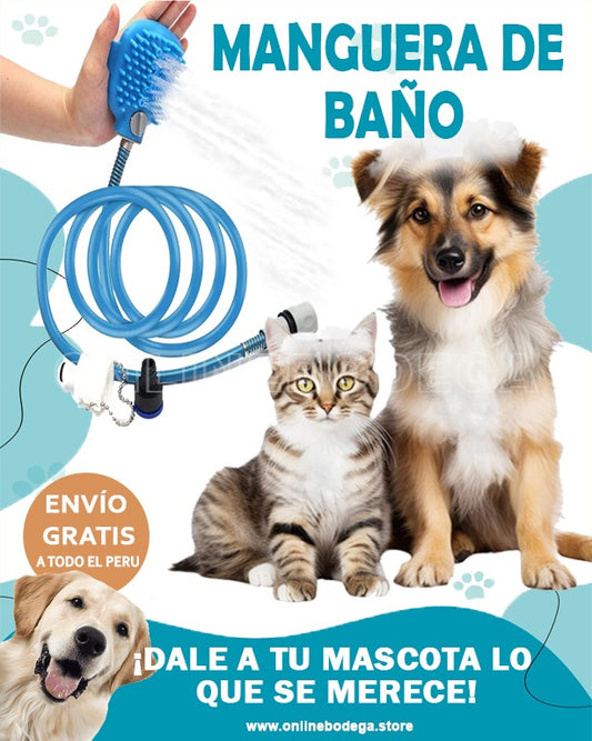 MANGUERA DE BAÑO PARA MASCOTAS